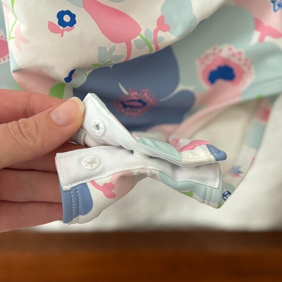 The Beaufort Bonnet Company Brookhaven Bow Girls one piece swim - Picture 5 of 7